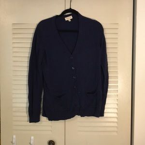 Navy Blue Cardigan